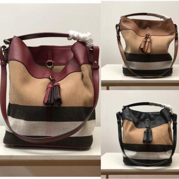 Burberry/巴宝莉官网The Ashby艾仕贝手袋水桶包40204891/40506771/40152641