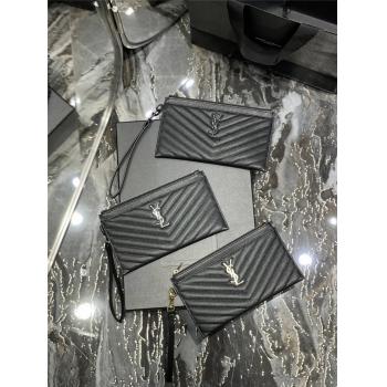 圣罗兰包包经典款YSL MONOGRAM大号鱼子酱手拿钱包584719/423297