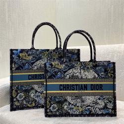 dior香港官网迪奥正品蓝色星座刺绣BOOK TOTE 手袋