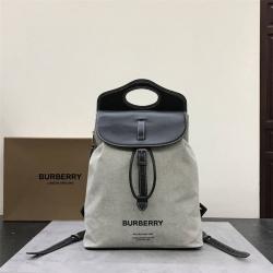 Burberry巴宝莉价格Horseferry 印花帆布拼皮革口袋双肩包80416651