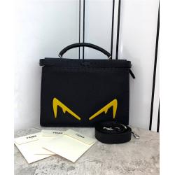 芬迪官方网站FENDI PEEKABOO Bag Bugs眼睛小怪兽纤薄公文包