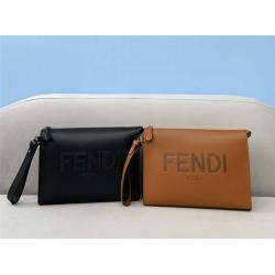 香港芬迪专卖店官网FENDI ROMA字母LOGO手拿包7VA491