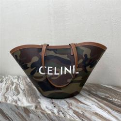 celine包包赛琳官网COUFFIN 中号迷彩印花手袋196952/196262