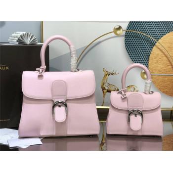 Delvaux/德尔沃包包官网Brillant MINI MM手提包樱花粉