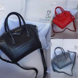 givenchy官网纪梵希正品迷你鳄鱼纹Antigona tote钻石包