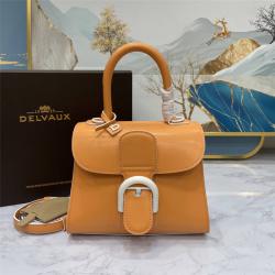 Delvaux/德尔沃中国官网杏子色Brillant MINI MM手袋