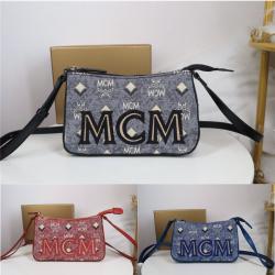 MCM Vintage Jacquard Monogram 肩背包腋下包MWSBATQ01