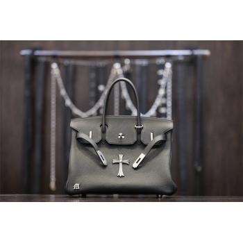 Chrome hearts CH克罗心中国官网Birkin 30 TOGO皮十字架铂金包