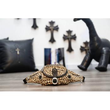 Chrome hearts CH克罗心中国官网豹纹Snat pack MINI腰包胸包K053-2
