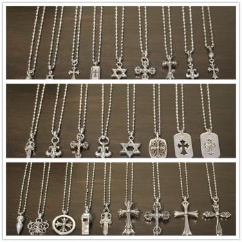 Chrome Hearts CH克罗心纯银西瓜球链搭配吊坠效果（项链价格）
