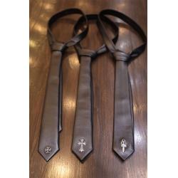 Chrome Hearts CH克罗心日本官网宝剑/十字架/十字花/真皮领带