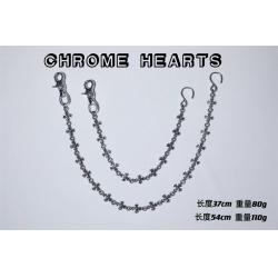 Chrome hearts CH克罗心代购正品双勾扣十字花裤链包链腰链