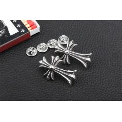 Chrome Hearts CH克罗心美国官网纯银十字架胸针X009（单个）