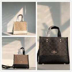 蔻驰官网女包Coach DEMPSEY Tote 22托特包C5122