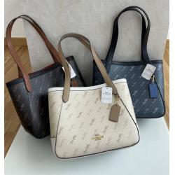 蔻驰是几线品牌COACH官网马车HORSE托特包购物袋C4060