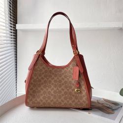 代购店COACH蔻驰官网正品老花Lori Shoulder Bag手提单肩包C4825