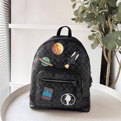 美国蔻驰官网COACH宇宙太空贴饰WEST BACKPACK双肩包F29040