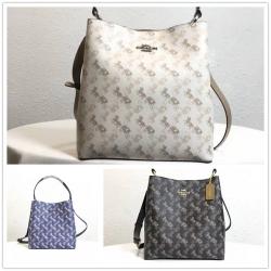 蔻驰品牌COACH官网女包马车印花 TOWN 水桶包236