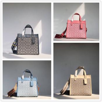 coach官网蔻驰女包正品Field Tote 22号托特包C3865/C5017