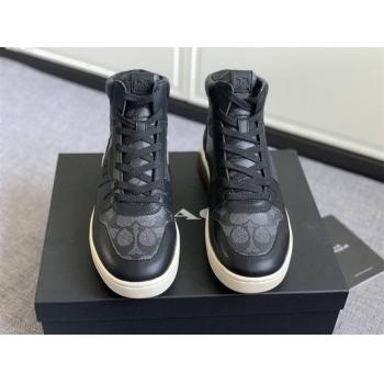 Coach蔻驰中国官网新款CITYSOLE 男士高帮运动鞋休闲鞋