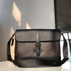 奥特莱斯coach官网蔻驰HUDSON信使包邮差包C1243