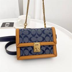 COACH蔻驰官网经典标志CHAMBRAY HUTTON香布雷腰包3657