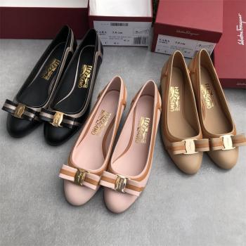 Ferragamo/菲拉格慕中国官网女鞋VARA蝴蝶结高跟鞋0740935