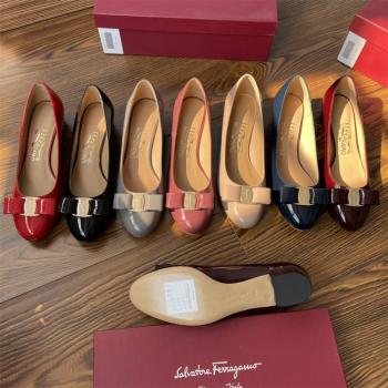 Ferragamo/菲拉格慕官网VARA蝴蝶结高跟鞋01B221 591963