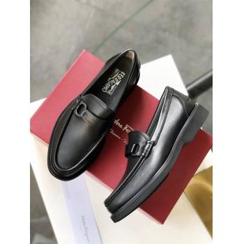 Ferragamo/菲拉格慕正品男鞋边扣GANCINI乐福鞋莫卡辛鞋