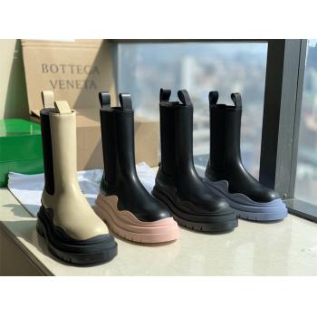 Bottega Veneta葆蝶家BV正品代购女靴TIRE Chelsea中筒靴630297