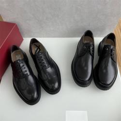 Ferragamo/菲拉格慕正品男鞋GANCINI德比鞋厚底皮鞋725748