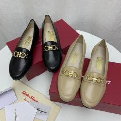 Ferragamo/菲拉格慕中文官网Gancini系列8字扣乐福鞋女鞋