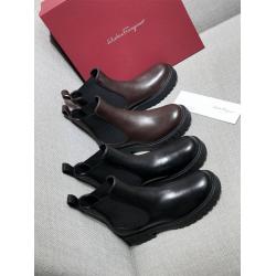 FERRAGAMO/菲拉格慕官网女靴GANCINI鞋底踝靴01N662 741326