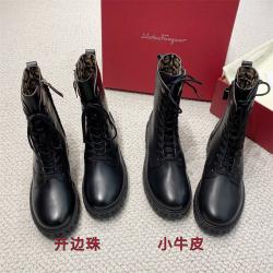 FERRAGAMO/菲拉格慕原单女靴GANCINI 短靴马丁靴741339