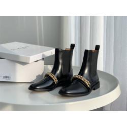 Givenchy/纪梵希中国官网女靴饰链条皮革切尔西靴短靴