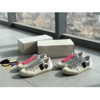 Golden Goose GGDB中国官网徽章贴饰Super-Star Penstar 牛仔布运动鞋