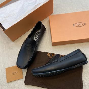 Tod's托德斯官网代购新款男鞋小牛皮豆豆鞋开车鞋