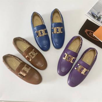 Tod's托德斯女鞋官网正品皮革乐福鞋XXW79A0EQ20