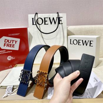 LOEWE罗意威中国官网男士皮带光滑牛皮革 Anagram 腰带515.01.010