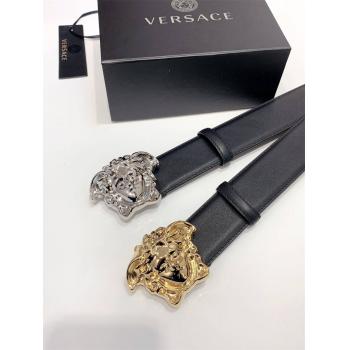 Versace/范思哲中文官网男士经典美杜莎扣小牛皮皮带