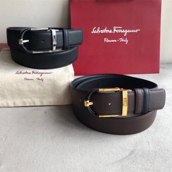 Ferragamo/菲拉格慕中国官网男士皮带针扣商务正装腰带