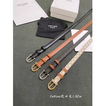 Celine/赛琳官网代购女士皮带ELEGANT针扣腰带