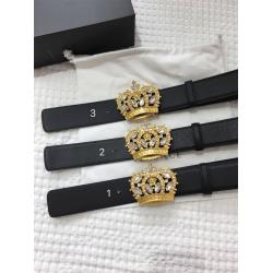 Versace/范思哲正品官网男士皮带皇冠钻扣腰带DCU6799-DVTP1