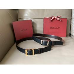 BALLY/巴利官网正品新款男士双面用皮带真皮正装腰带