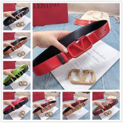 VALENTINO GARAVANI VLOGO 华伦天奴皮带小牛皮4.0CM腰带
