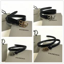 Balenciaga/巴黎世家皮带中文官网情侣款BB字母扣腰带