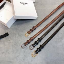 Celine/赛琳中文官网女士皮带水蛇皮针扣腰带