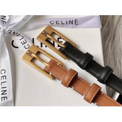 Celine/赛琳皮带官网新款女士真皮商务正装腰带