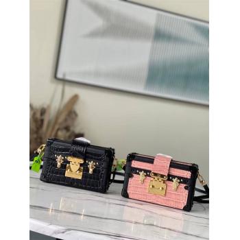 LV PETITE MALLE鳄鱼纹盒子包N93144/N94243