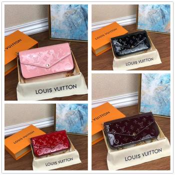 LV POCHETTE FELICIE漆皮三件套链条包M61267/M61293/M64358